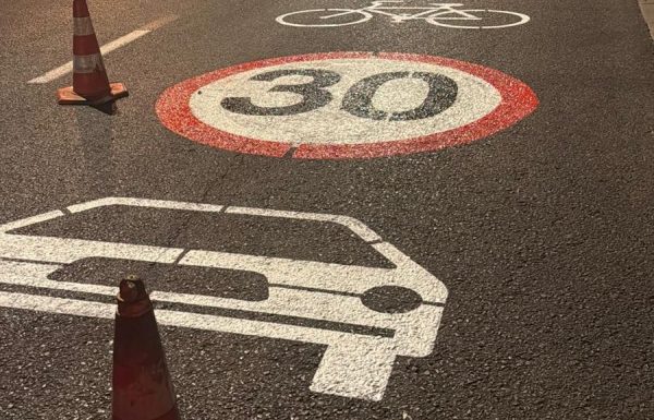 לשמירה על ביטחון התלמידים: סימון מיוחד של כבישים